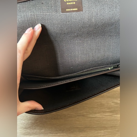 RARE Vintage Celine Carriage Horsebit Gold Logo Turn-lock Shoulder Bag - Picture 11 of 11